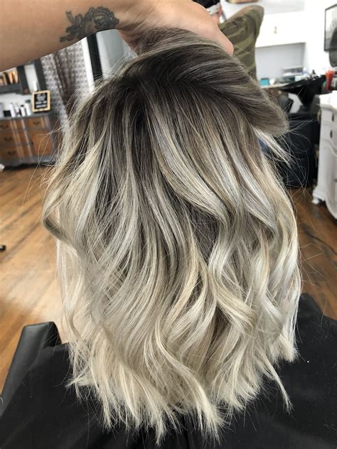 dark beige blonde balayage|blonde balayage shoulder length.